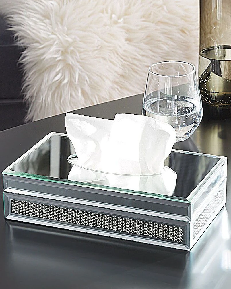 Tissuedoos Spiegel Zilver CHARLY - Image 2