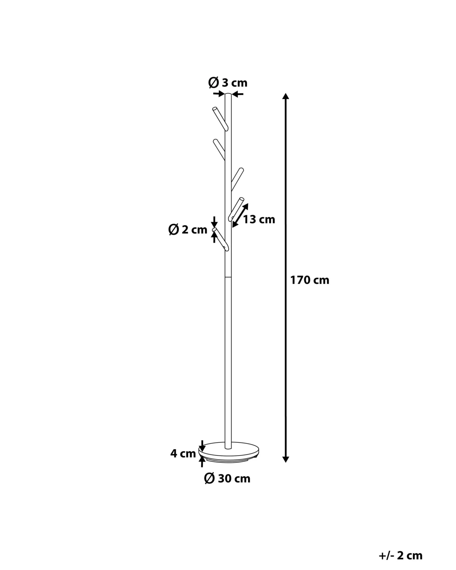 Kapstok Zwart ALBIN - Image 5
