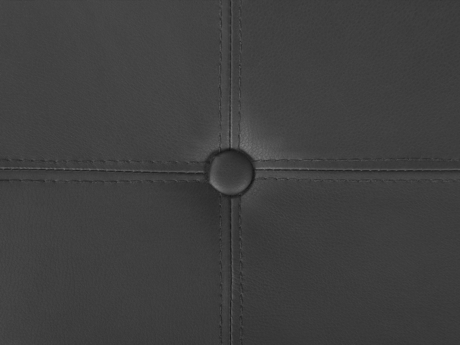 Poef Kunstleer Zwart MARYLAND - Image 7