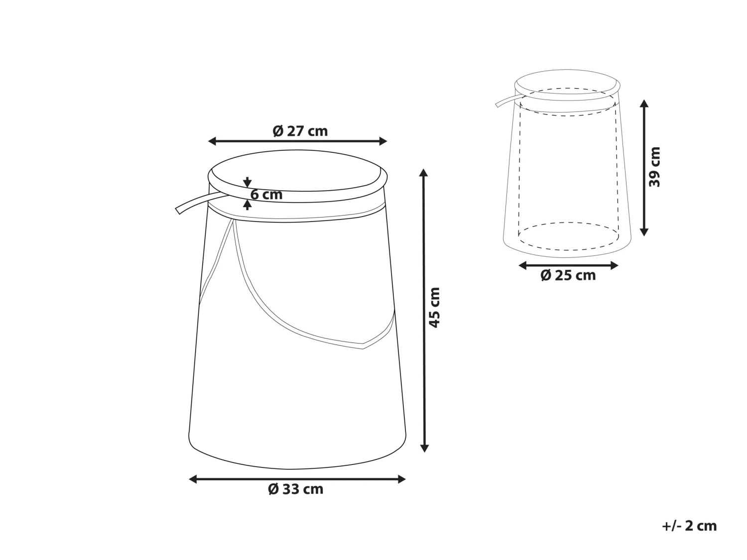 Poef Met Opbergruimte Beige APACHE - Image 8