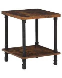 Bijzettafel Donkerbruin/zwart VERIL