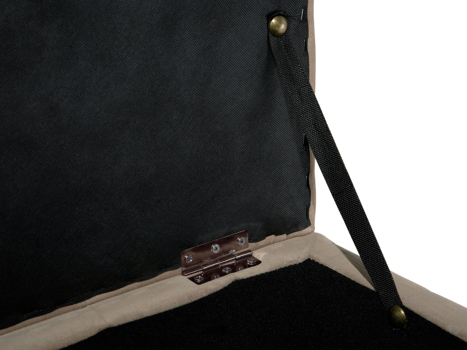 Hocker Fluweel Lichtbruin MICHIGAN - Image 10