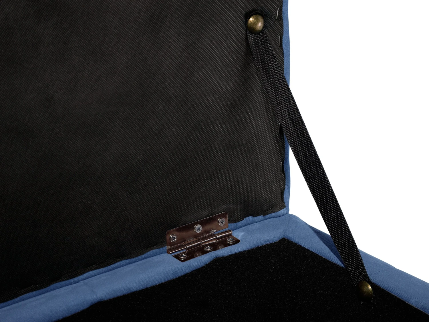 Hocker Fluweel Donkerblauw MICHIGAN - Image 6