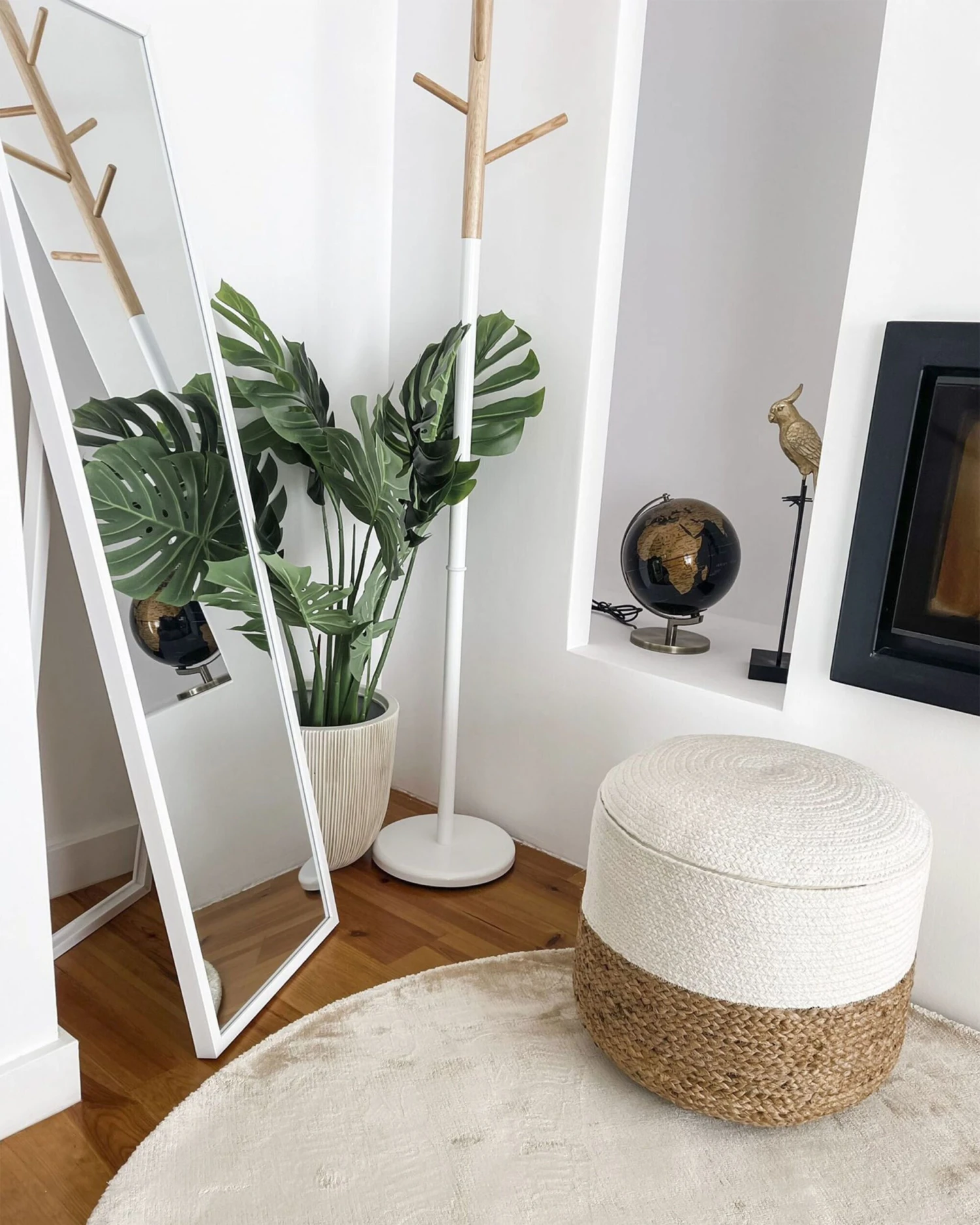 Kapstok Bruin/wit AUBUM - Image 3