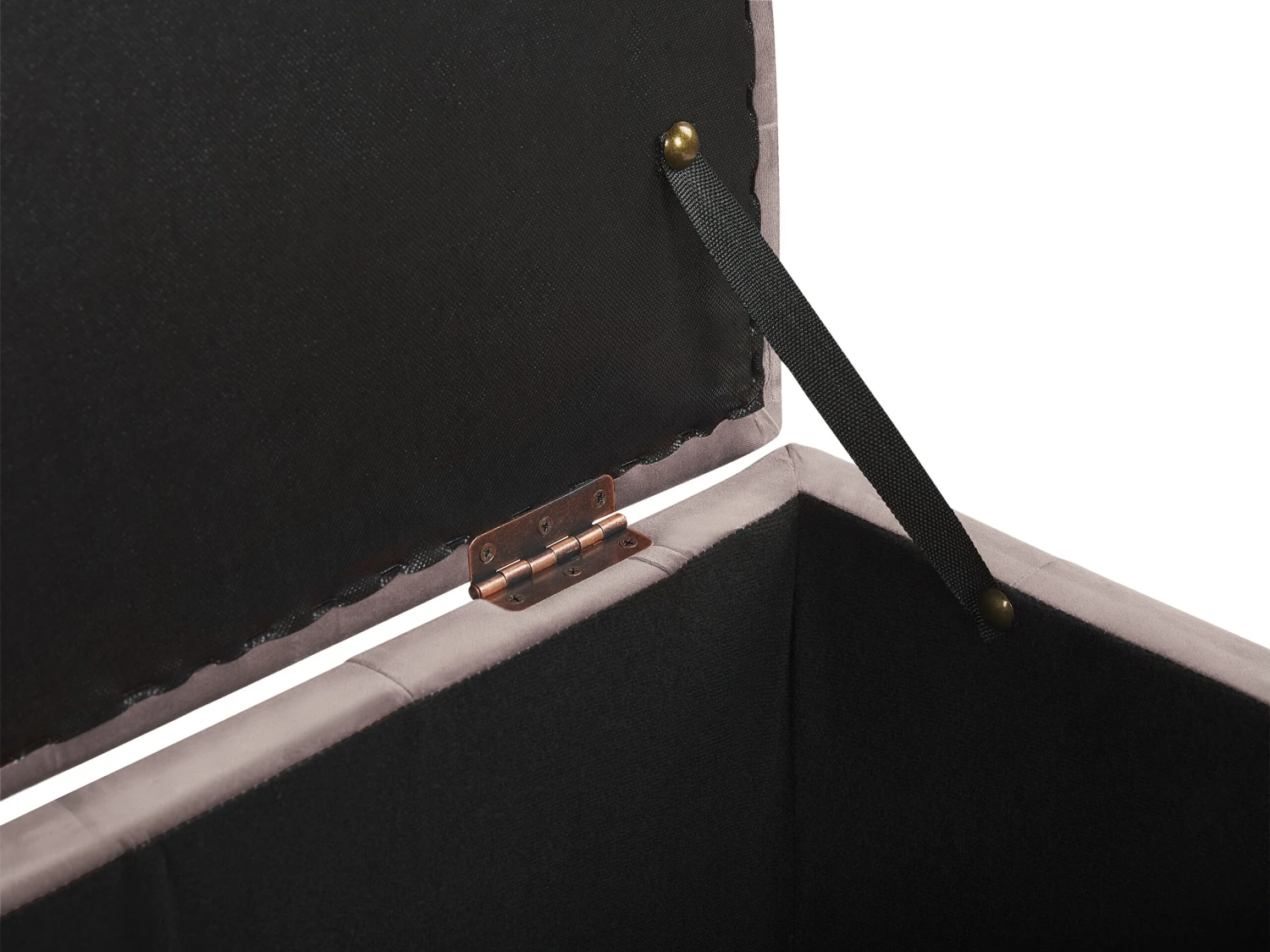 Ottomaan Fluweel Roze MICHIGAN - Image 5