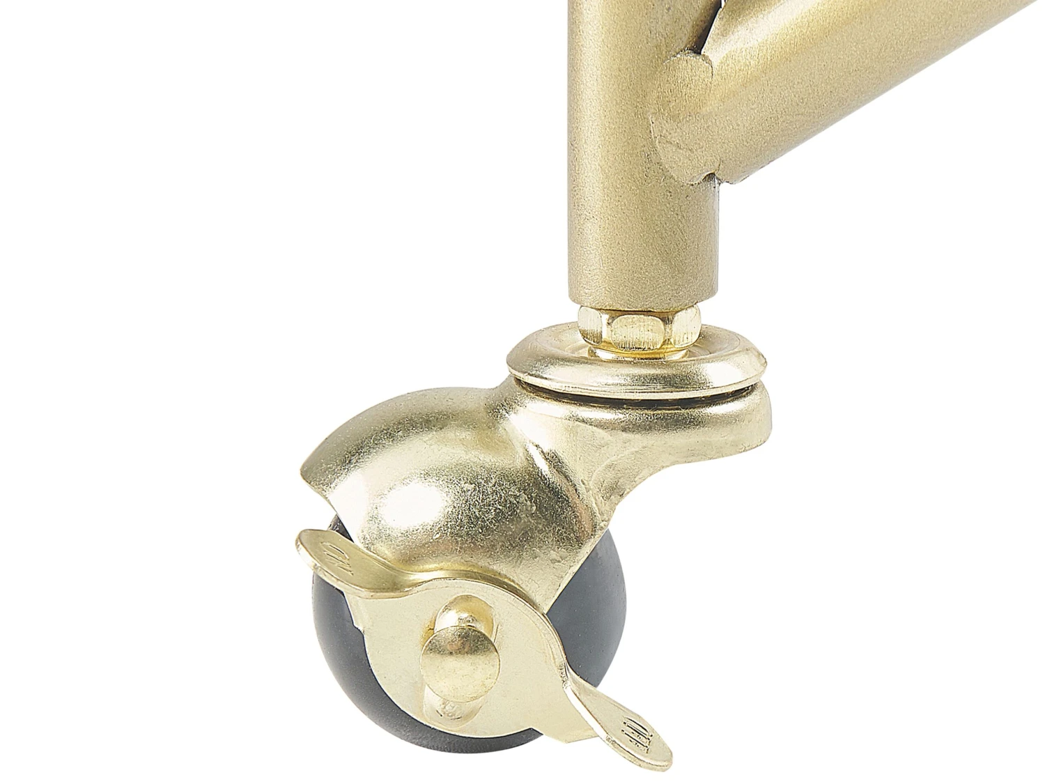 Metalen Drankenwagen Met Glazen Blad Goud KERRY - Image 6