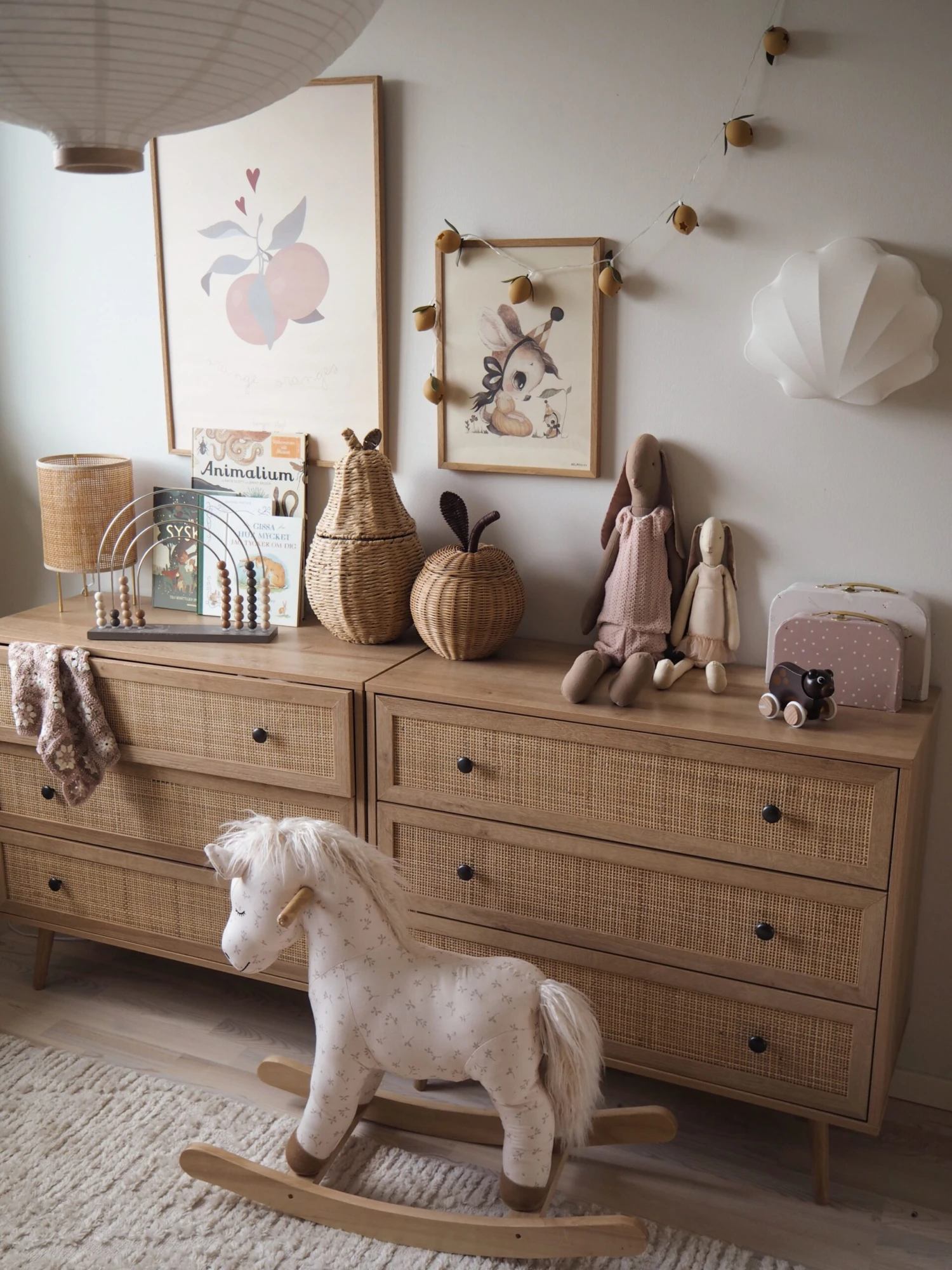 Dressoir Rotan Lichtbruin PONCA - Image 9