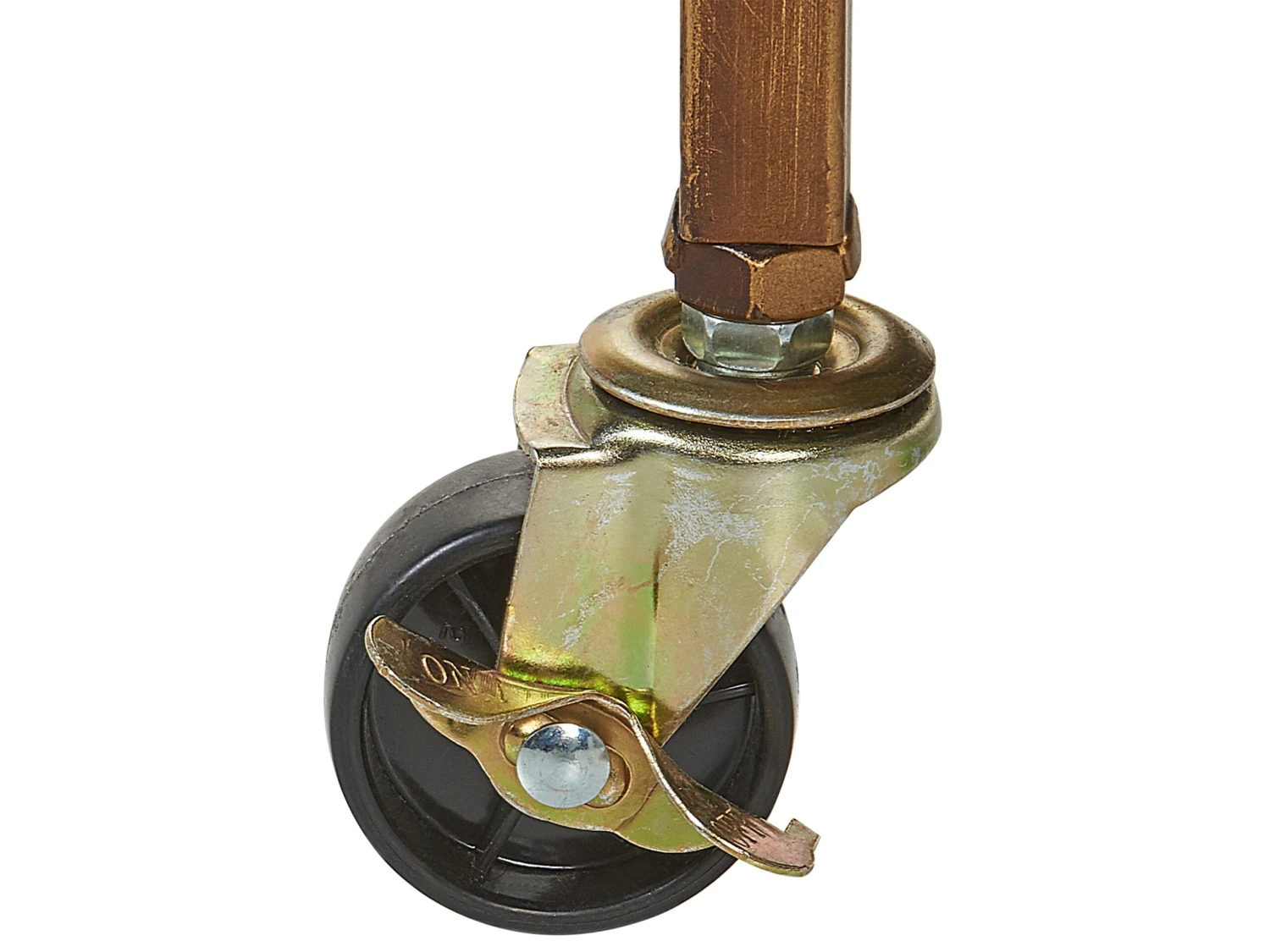 Metalen Trolley Voor Drankjes Met Spiegelend Blad Goud LARINO - Image 5