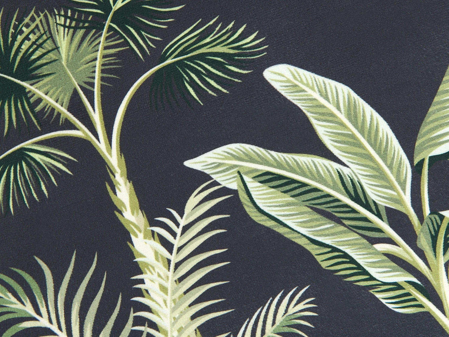 Poef Fluweel Zwart/groen ø 38 Cm WRILEY - Image 5