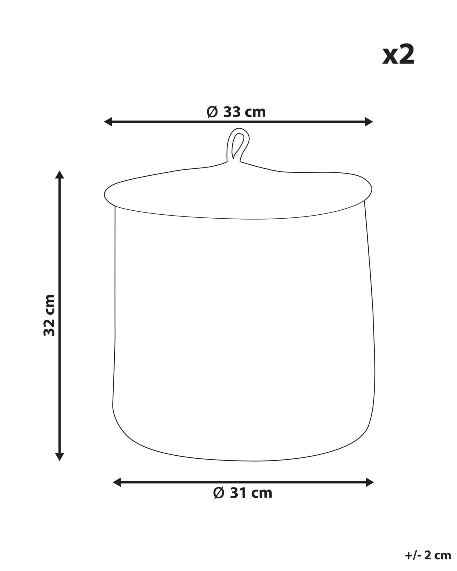 Mand Set Van 2 Katoen Off-white SILOPI - Image 7