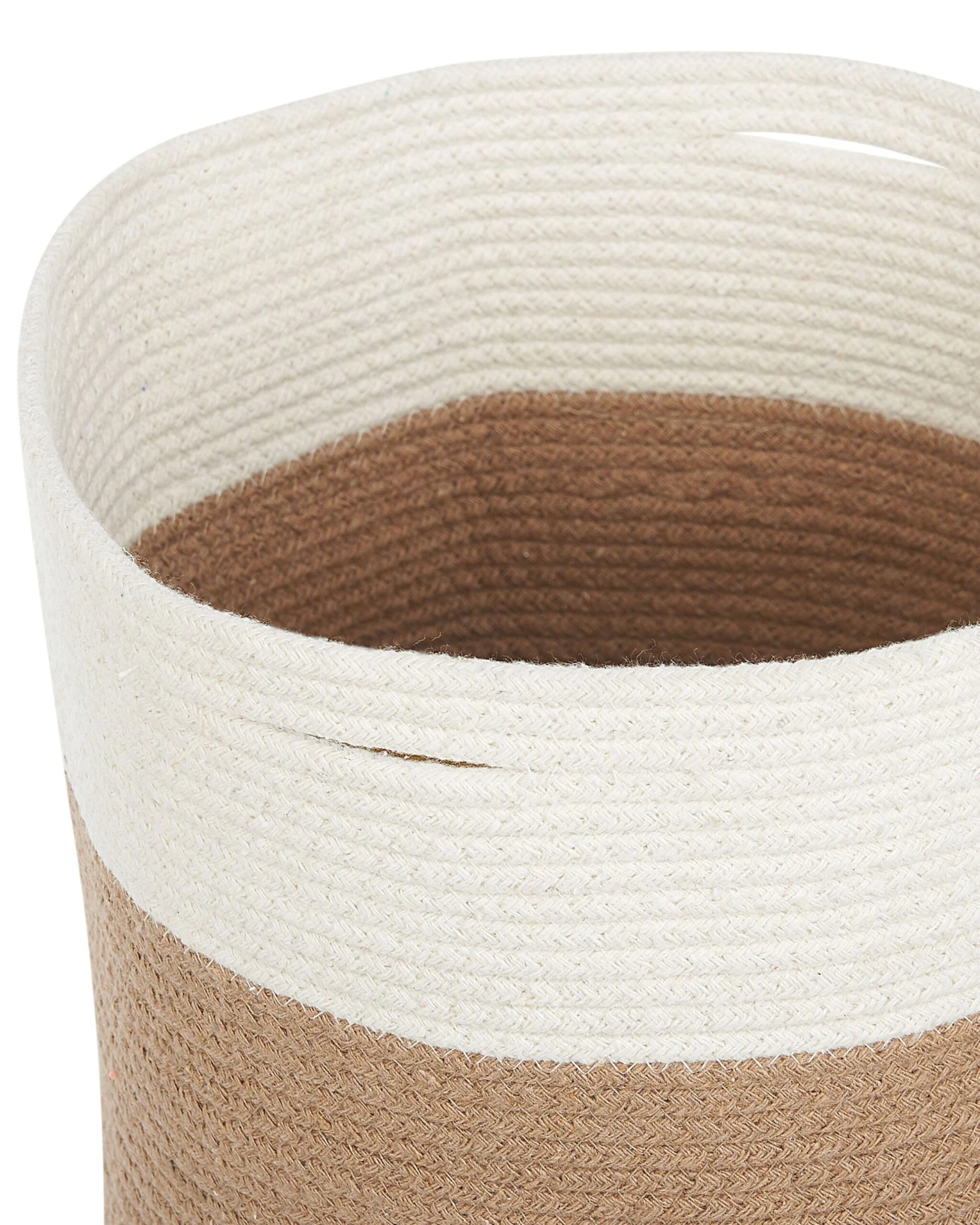 Mand Set Van 2 Katoen Beige/wit ARDESEN - Image 4