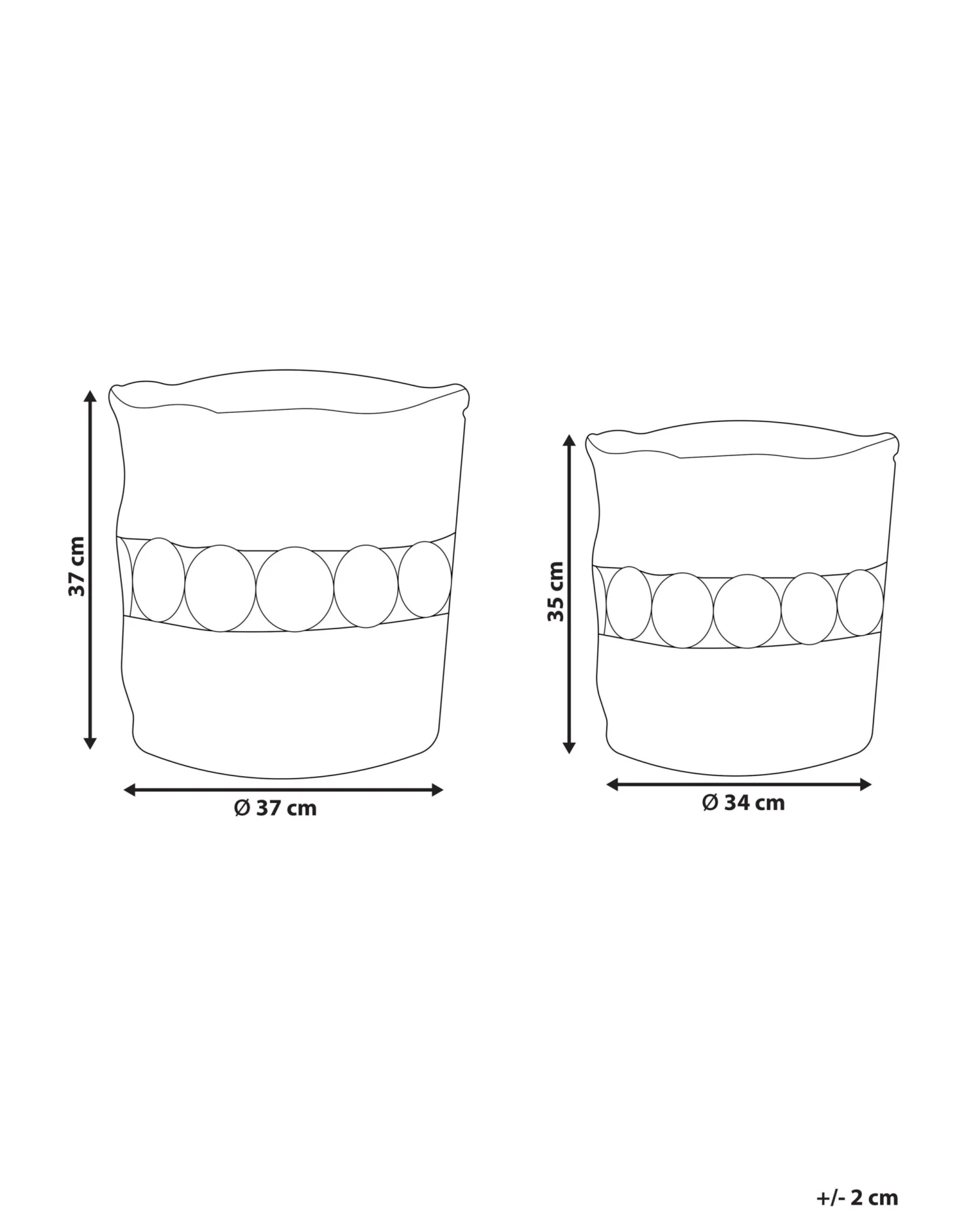 Mand Set Van 2 Jute Naturel ALANG - Image 6