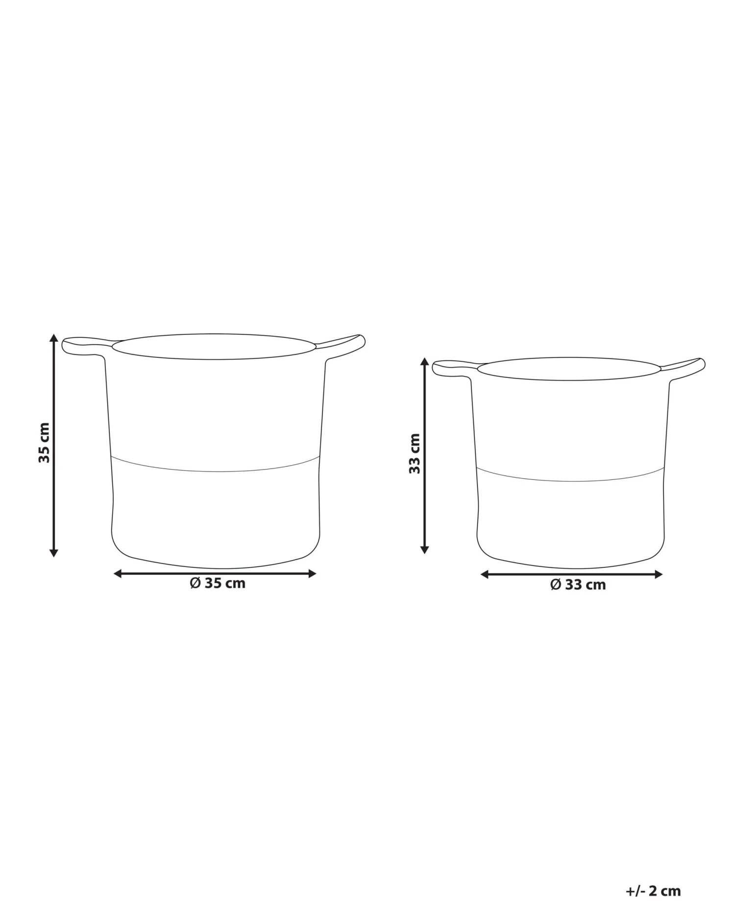 Mand Set Van 2 Katoen Wit/beige PAZHA - Image 6