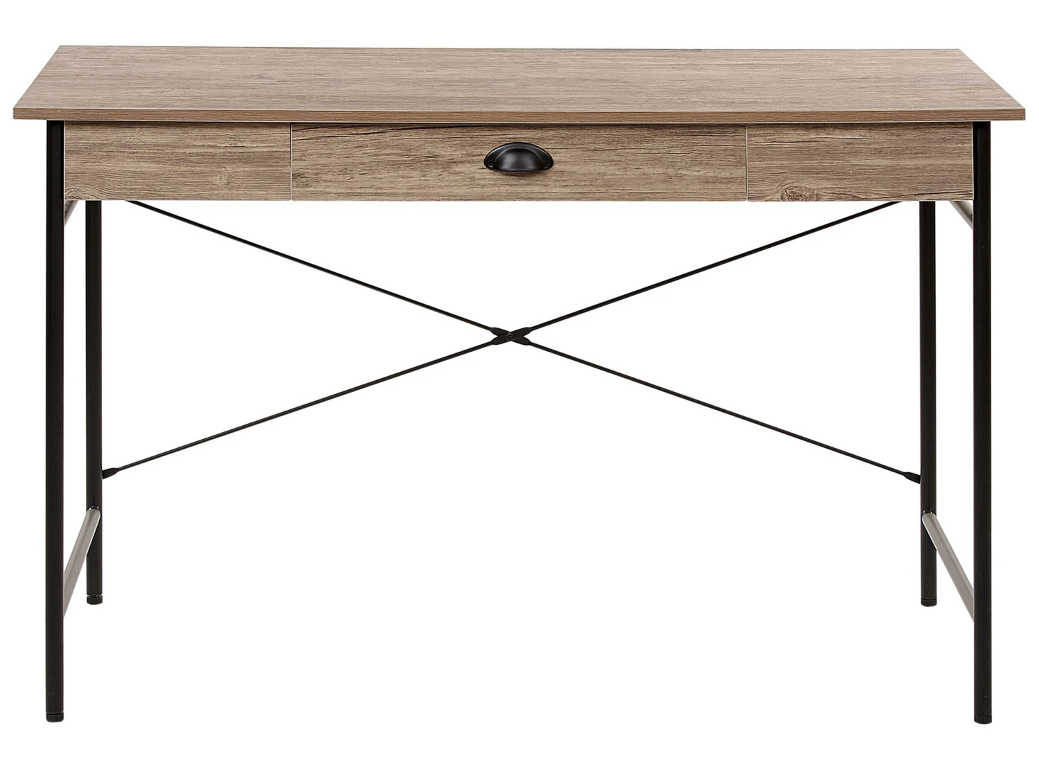 Bureauset Donker Hout Met Zwart FOSTER/CASCO - Image 3