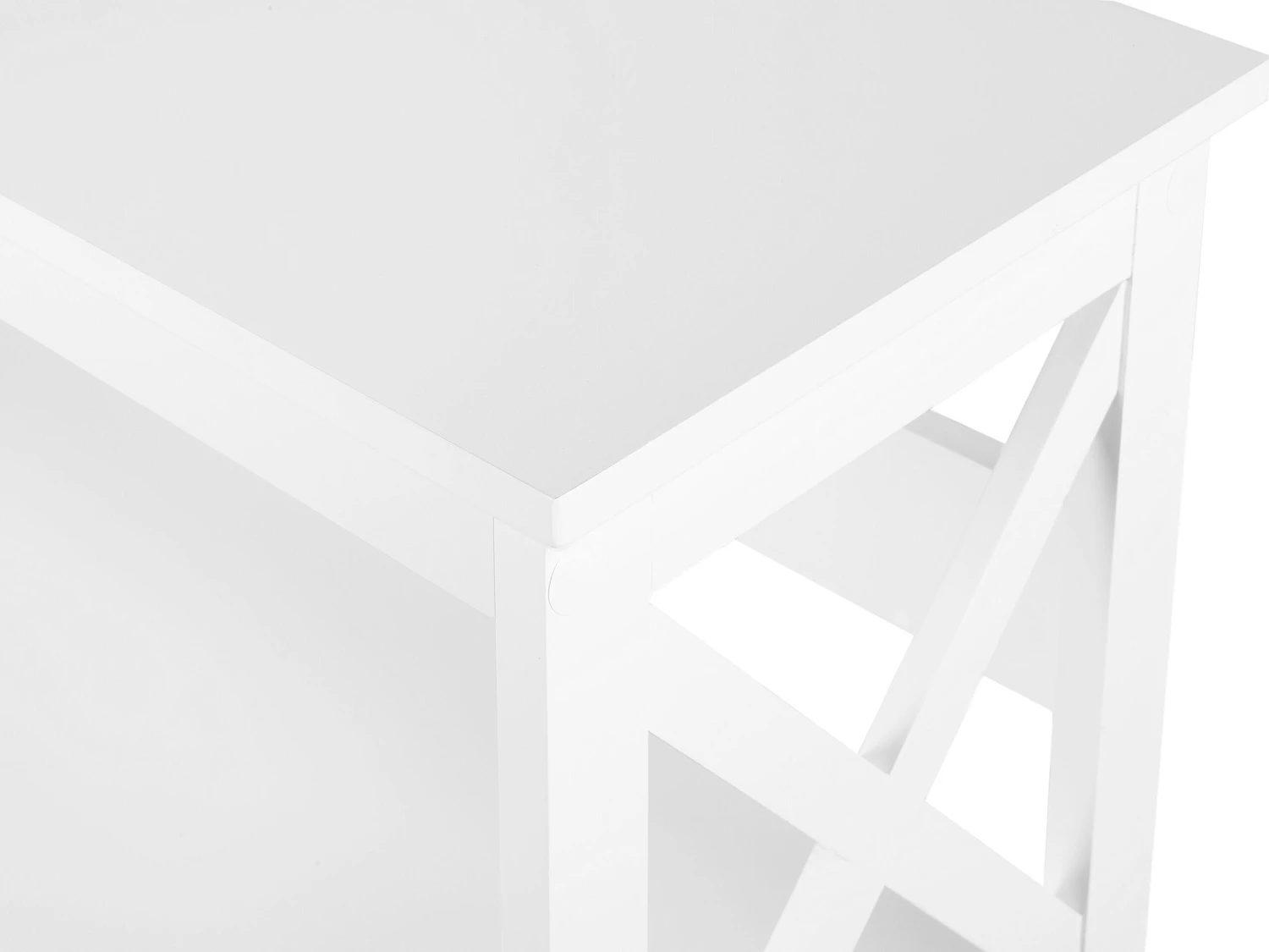 Bureauset Licht Hout En Wit FOSTER/HAMDEN - Image 7