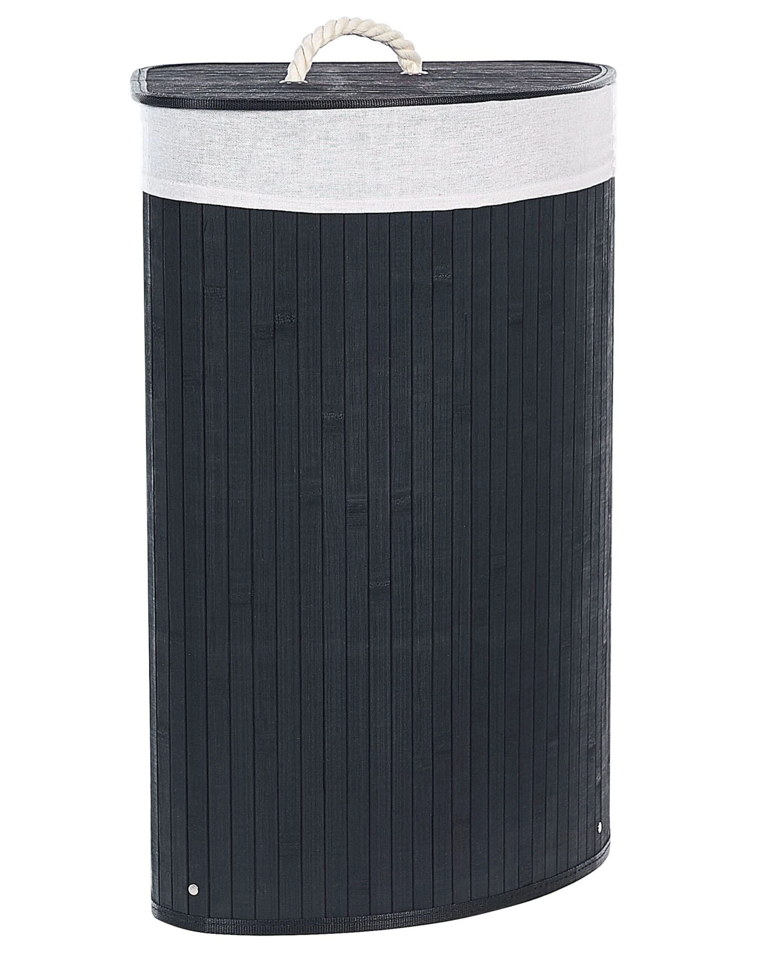 Wasmand Bamboe Zwart 60 Cm MATARA - Image 3