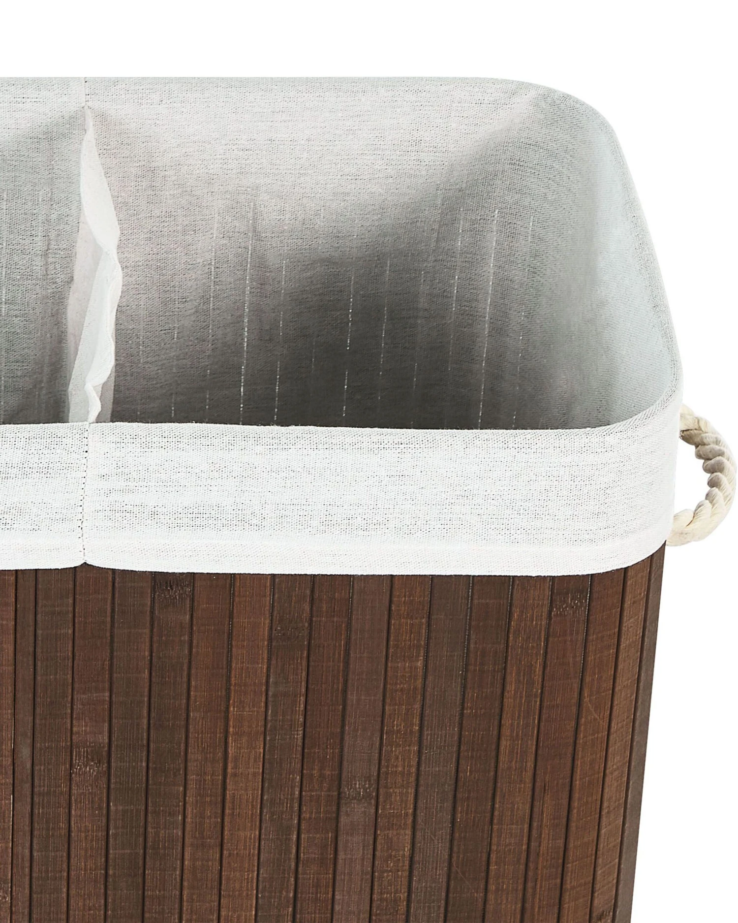 Wasmand Bamboe Donkerbruin 60 Cm KANDY - Image 5