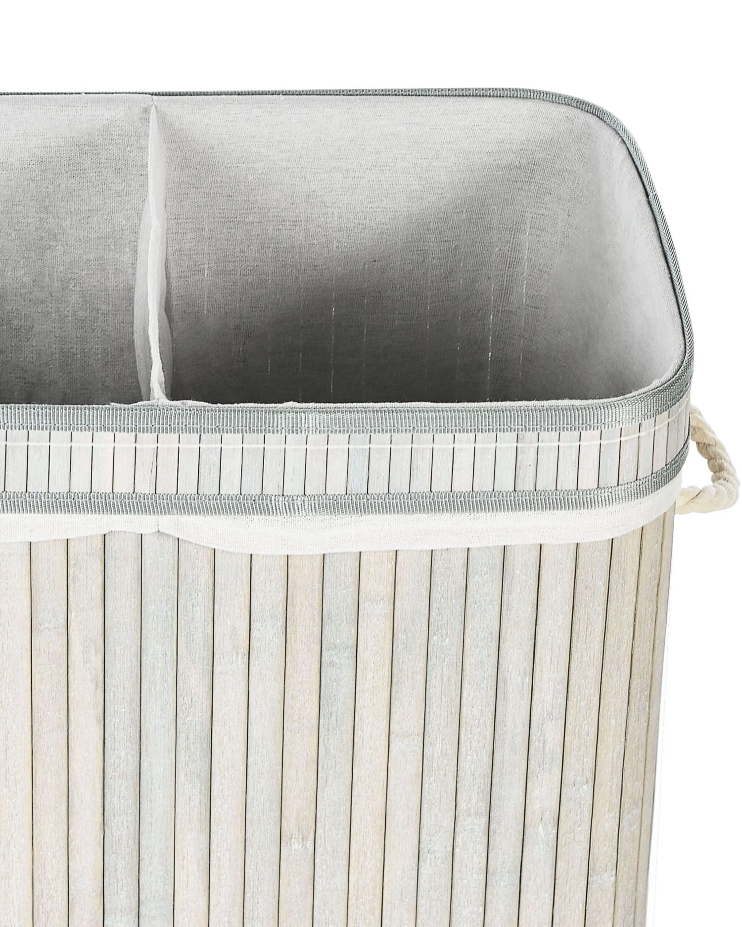 Wasmand Bamboe Grijs 60 Cm KALTHOTA - Image 6