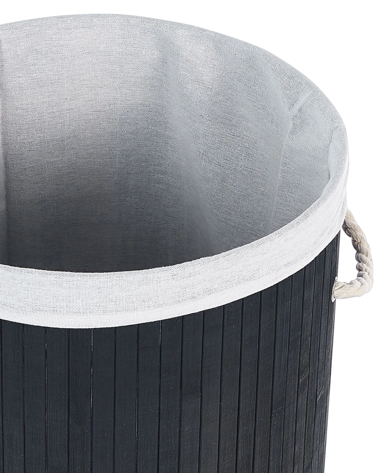 Mand Met Deksel Zwart SANNAR - Image 4