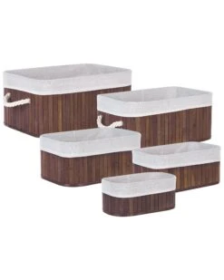 Mand Set Van 5 Donkerbruin TALPE